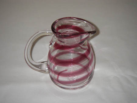 Red Spiral Jug