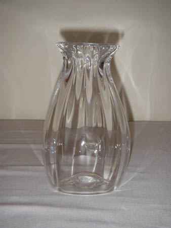 Tall Fluted Vase